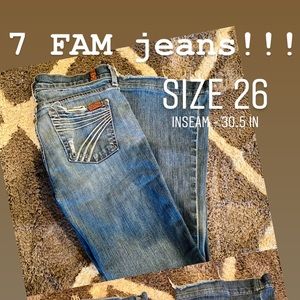 7 FAM jeans !! Dojo!